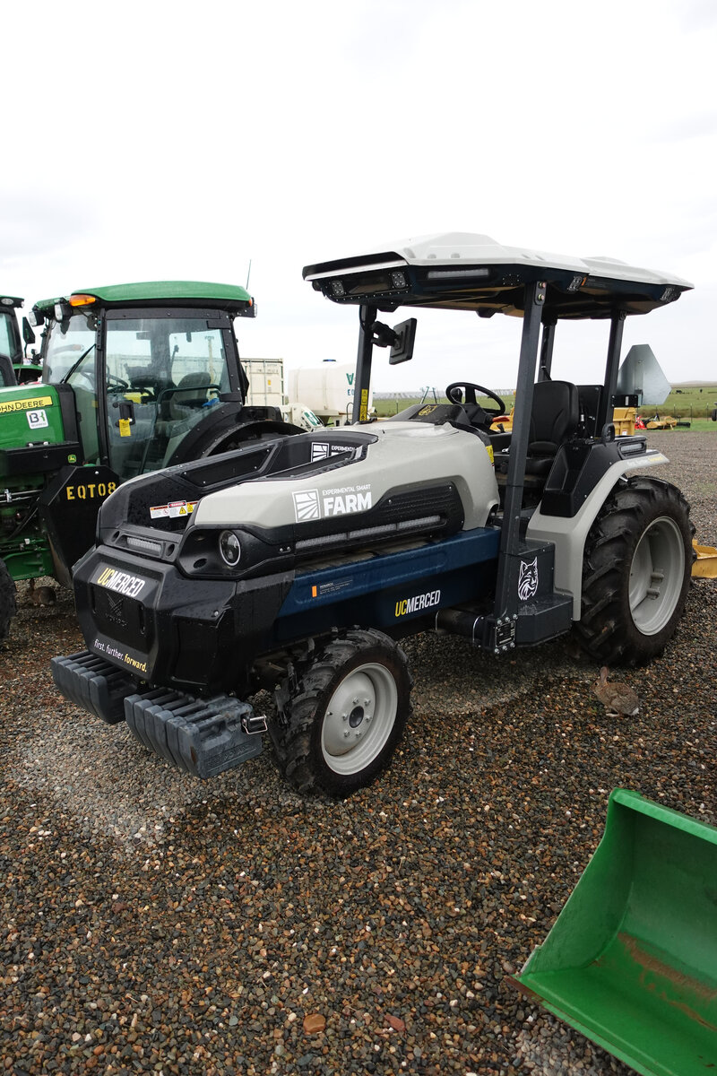 UC Merced Farm tractors and equipment at ESF