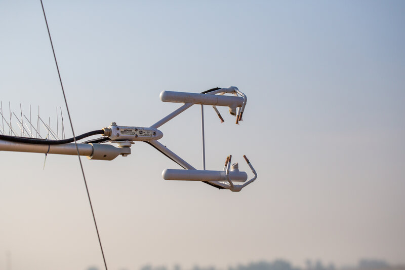 Fixed eddy covariance tower at ESF